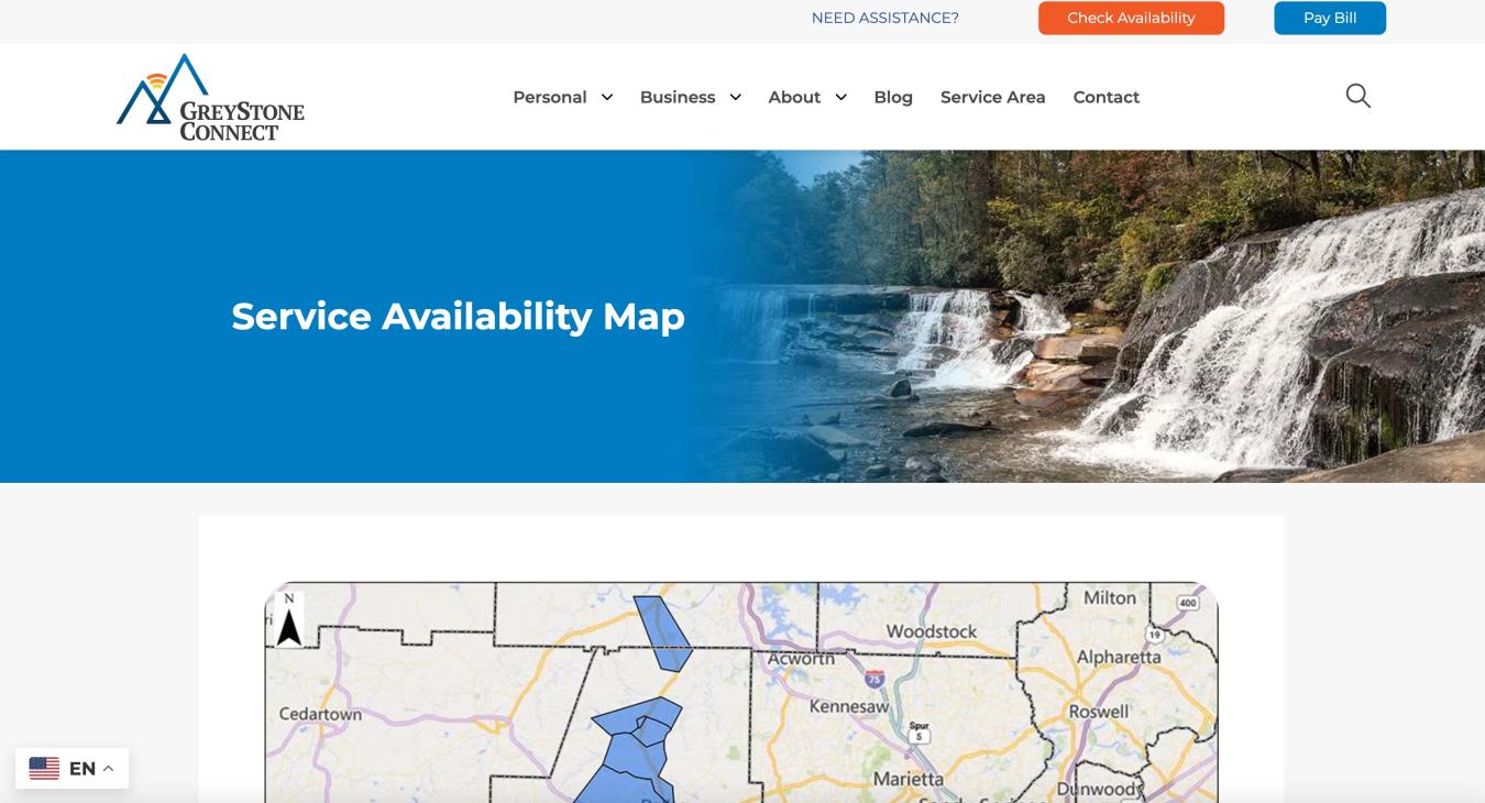 GreyStone Connect Service Map
