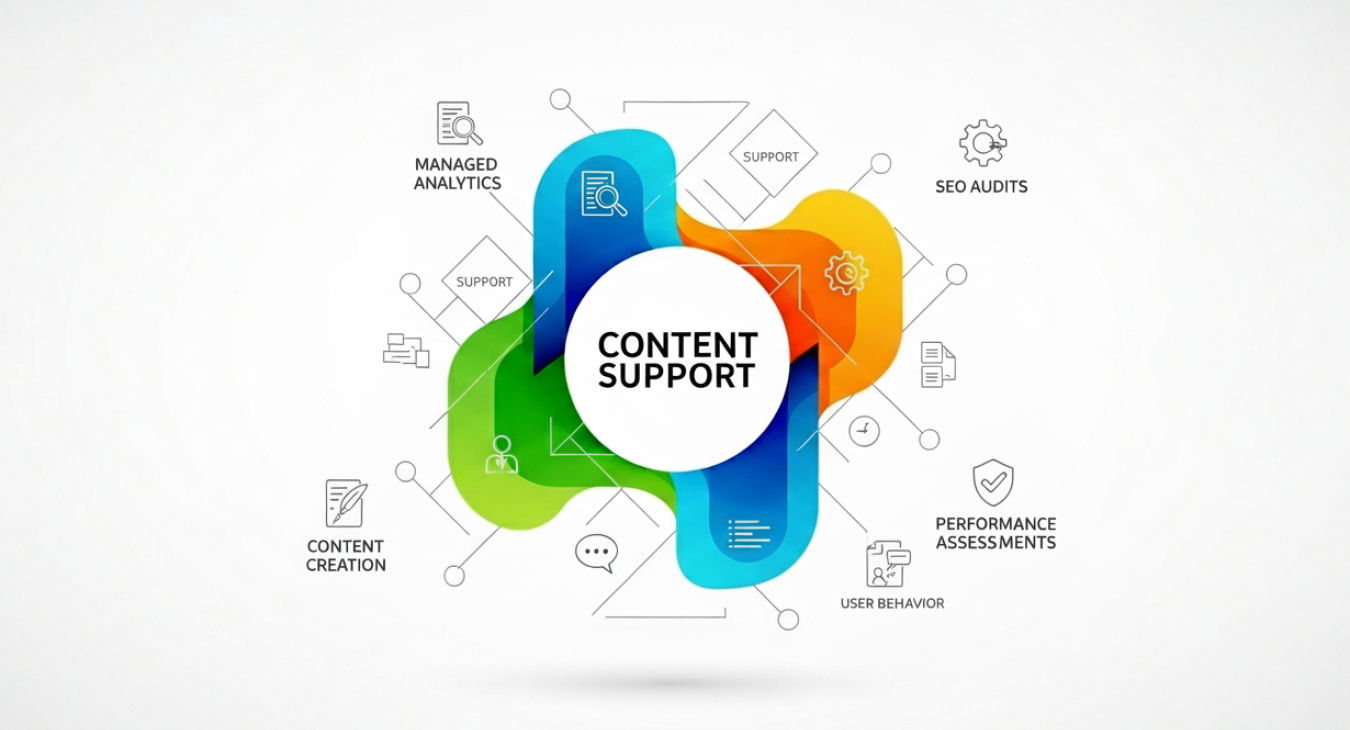 content support graphic