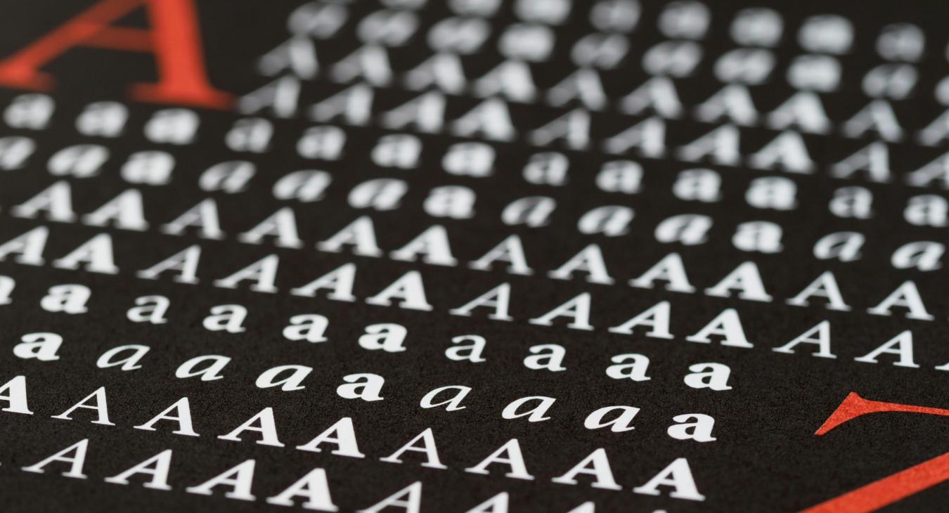 AZ lettering